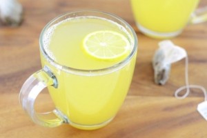 Горячий лимонад из зеленого чая